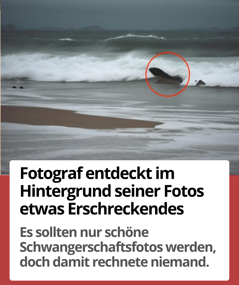 Mann Schie T Schwangerschafts Fotos Doch Der Hintergrund Zeigt Etwas