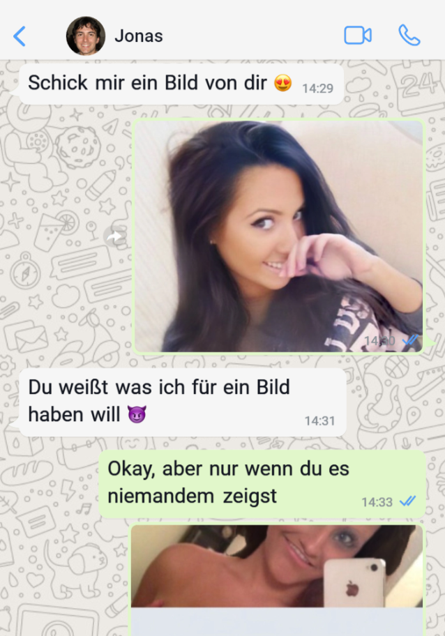 Sie soll ihm bestimmte Bilder von sich schicken Facts & News